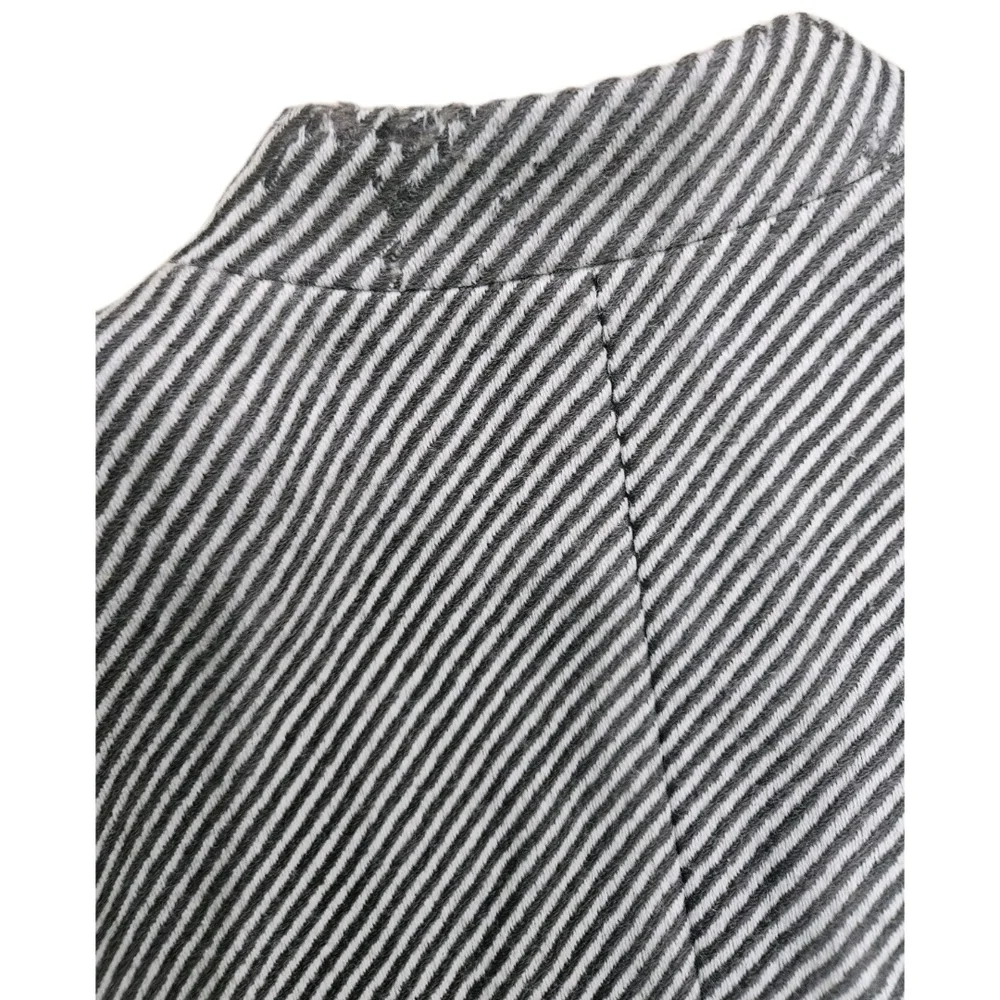 Valerie Stevens Vintage Women's Winter Coat Stripped Brown/ Ivory Elegant Sz 6P - Picture 4 of 6